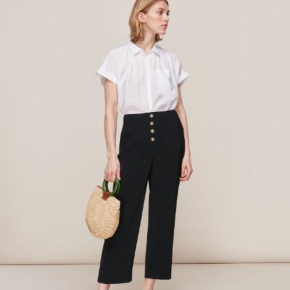 NWT Whistles Button Front Trouser - Picture 1 of 7